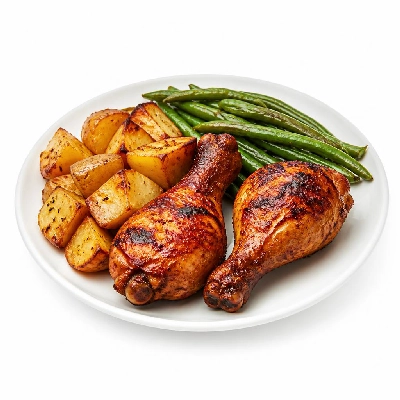 HelloFresh Grilled Chipotle Chicken Legs with Potatoes and Green Beans