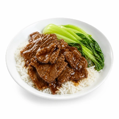 HelloFresh Honey Hoisin Beef with Baby Bok Choy over Jasmine Rice