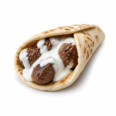 HelloFresh Lamb Meatball Pitas with Yogurt Sauce
