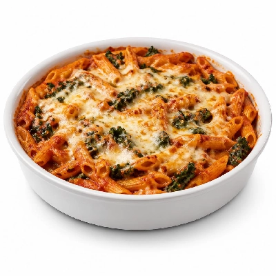 HelloFresh Lasagna Penne Bake with Kale and Mozzarella