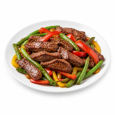HelloFresh Lively Lemongrass Steak Stir-Fry with Green Beans and Bell Peppers