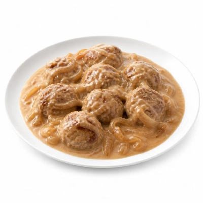 HelloFresh Meatballs & Creamy Onion Gravy