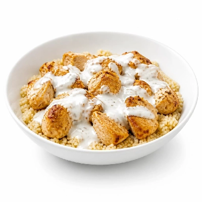 HelloFresh Mediterranean Chicken Bowls with Couscous and Yogurt Sauce