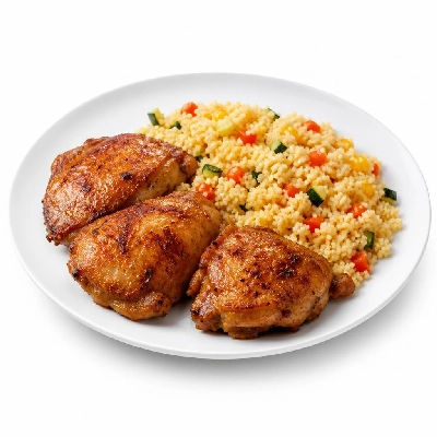 HelloFresh Mediterranean Chicken Thigh Dinner Plus a Warm Couscous Lunch