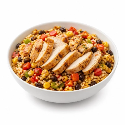 HelloFresh Mexican Chicken and Rice Bowl for Dinner with a Burrito Lunch