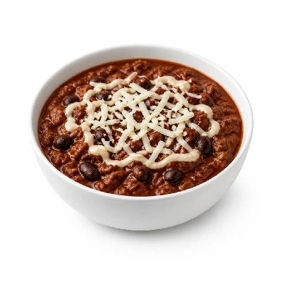 HelloFresh One-Pot Beef and Black Bean Chili with Spicy Crema and Monterey Jack Cheese
