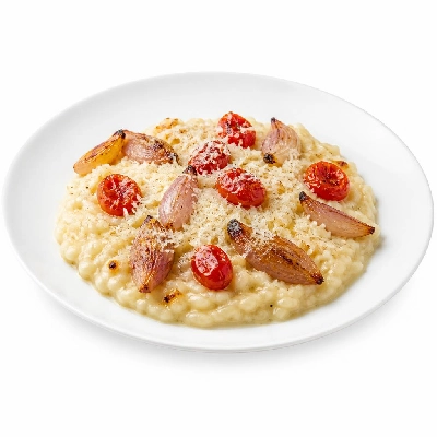 HelloFresh Oven-Baked Parmesan Risotto with Roasted Shallots and Tomatoes