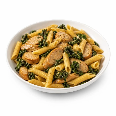 HelloFresh Perfect Penne Pasta with Chicken Sausage and Kale