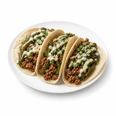 HelloFresh Pork and Poblano Taco