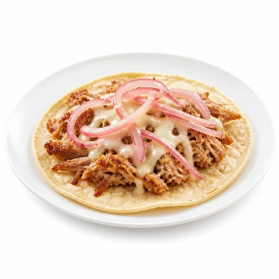 HelloFresh Pork Carnitas Tacos with Pickled Onion and Monterey Jack Cheese