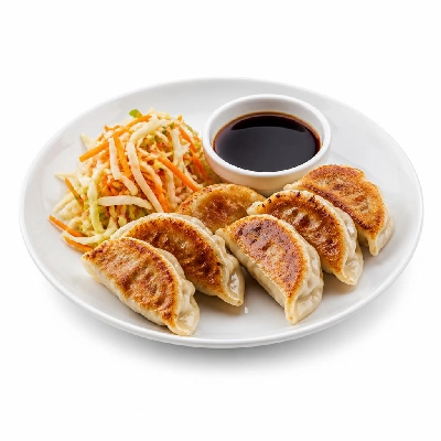HelloFresh Pork D.I.Y. Dumplings with Quick-Pickled Slaw and Soy Dipping Sauce
