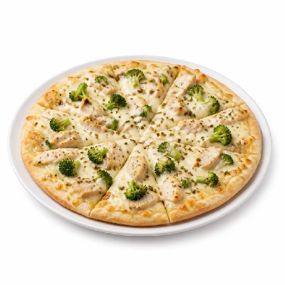 HelloFresh Pronto Chicken White Pizzas with Baby Broccoli Fresh Mozzarella and Tuscan Herbs