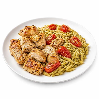 HelloFresh Provencal Herbed Chicken with Burst Tomatoes and Cheesy Pesto Orzo