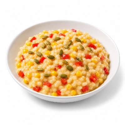 HelloFresh Risotto Alla Tex-Mex with Corn Bell Pepper and Pepitas