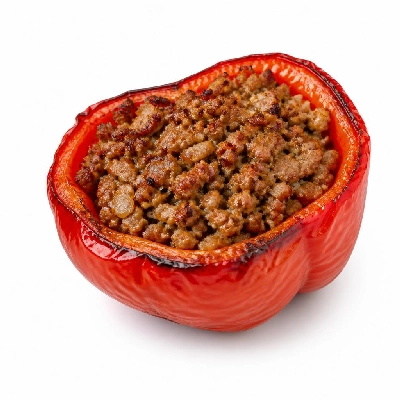 HelloFresh Roasted Red Peppers Stuffed with Ras El Hanout-Spiced Pork