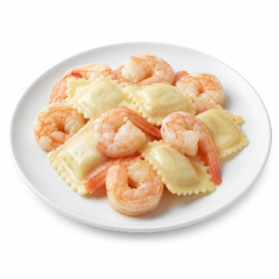 HelloFresh Shrimp with Lobster Ravioli