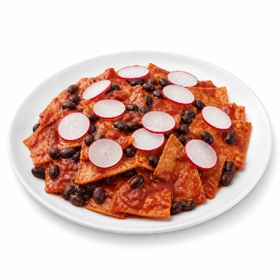 HelloFresh Skillet Chilaquiles with Chipotle Black Beans & Radishes