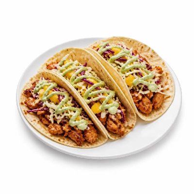 HelloFresh Smoky Adobo Chicken Tacos with Mango Slaw & Lime Crema