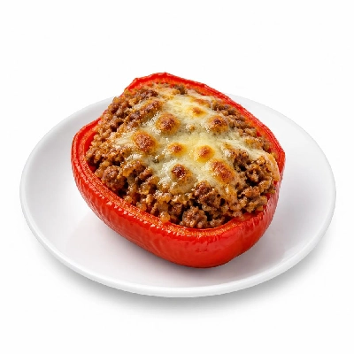 HelloFresh Southwestern Stuffed Peppers with Ground Beef Quinoa and Monterey Jack Cheese