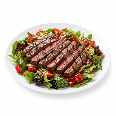 HelloFresh Spanish Steak Salad with Red Pepper & Roasted Garlic Vinaigrette