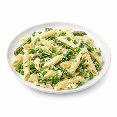 HelloFresh Spring Asparagus Pea & Mint Penne with Ricotta