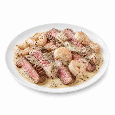 HelloFresh Steak & Shrimp in a Creamy Lemon Thyme Sauce