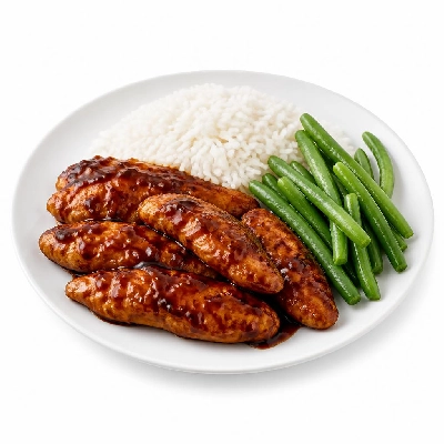 HelloFresh Super Soy Chicken Tenders with Jasmine Rice and Green Beans