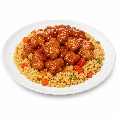 HelloFresh Sweet-and-Sour Pork over Bulgur Wheat