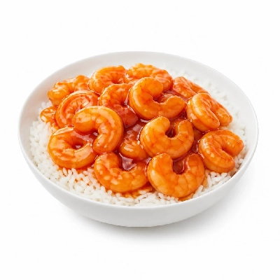 HelloFresh Sweet and Sour Shrimp over Jasmine Rice