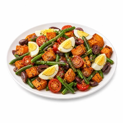 HelloFresh Sweet Potato Nicoise Salad with Lemon-Dijon Dressing