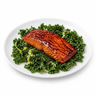 HelloFresh Sweet Soy-Glazed Salmon & Kale Salad