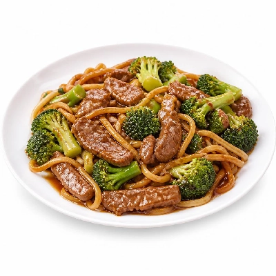 HelloFresh Tangy Beef Stir-Fry with Fresh Noodles and Broccoli