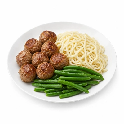 HelloFresh Thai Pork Meatballs with Fresh Noodles and Green Beans