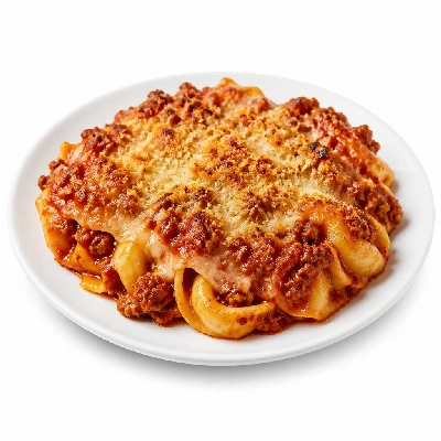HelloFresh Tortellini Gratin with Tomato Basil Bolognese and Cheesy Breadcrumbs