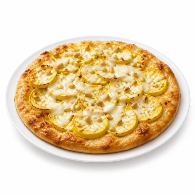 HelloFresh Yellow Squash Flatbreads with Melty Mozzarella and Pine Nuts