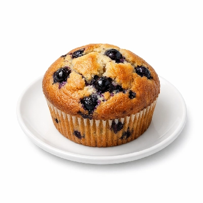 Homemade blueberry muffins