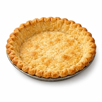 Homemade baked pie crust