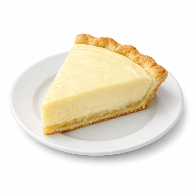 Homemade banana cream pie