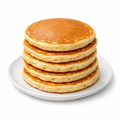 Homemade buttermilk pancakes