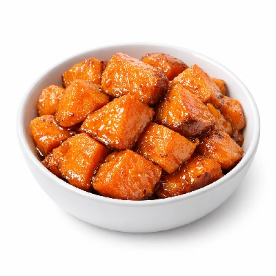 Homemade candied sweet potatoes