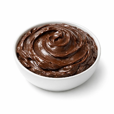 Homemade chocolate frosting or glaze