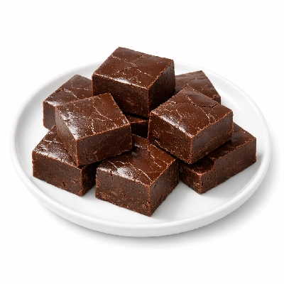 Homemade chocolate fudge