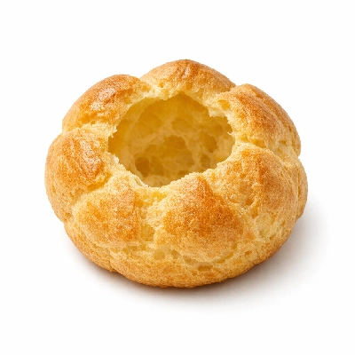 Homemade cream puff shell only