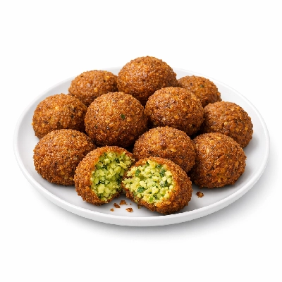 Homemade falafel