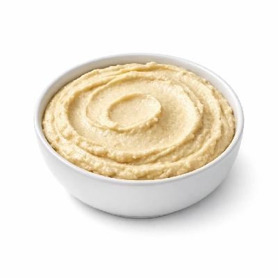 Homemade hummus