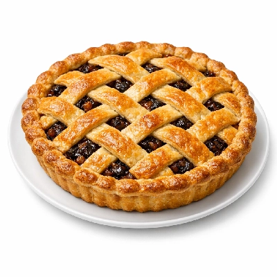 Homemade mincemeat pie