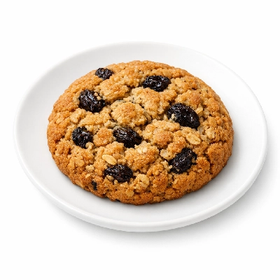 Homemade oatmeal raisin cookies