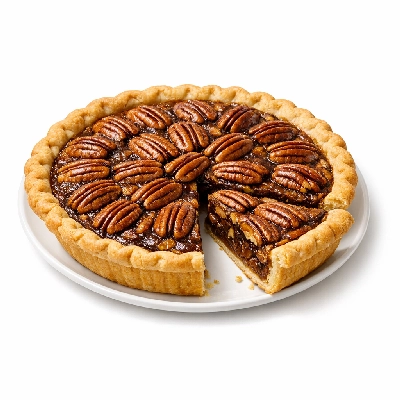 Homemade pecan pie