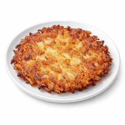 Homemade potato pancakes or latkes