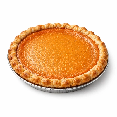 Homemade pumpkin pie